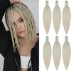 Blonde Braiding Hair Pre Stretched Short Braiding Hair Blonde 16inch