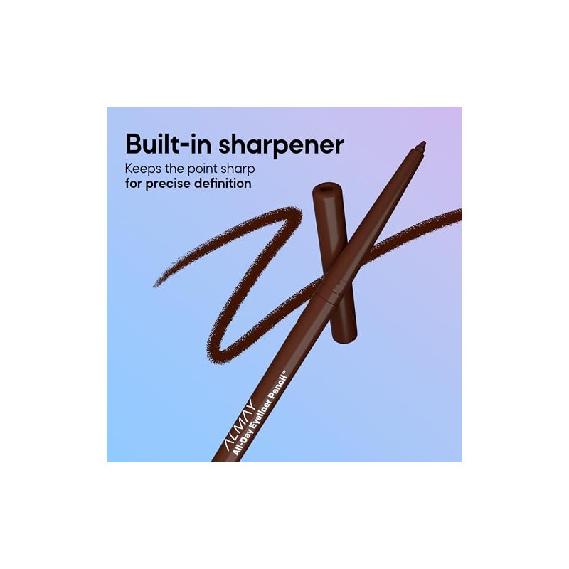 Almay Eyeliner Pencil, Black Brown [206], 0.01 Ounce