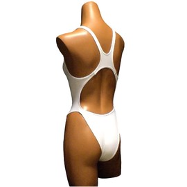 1041 Japanese Leotard, Rhythmic Gymnastics, 2-Way (White, 19LL)