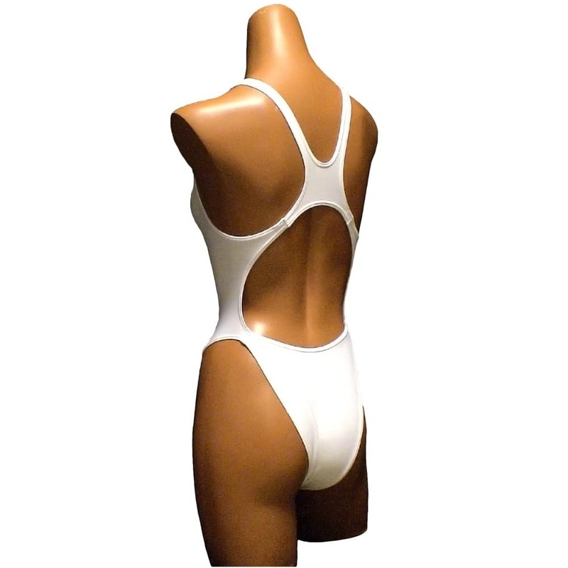 1041 Japanese Leotard, Rhythmic Gymnastics, 2-Way (White, 19LL)