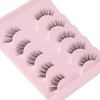 Ruairie False Eyelashes Natural Half Lashes With Clear Band 5