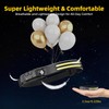 3Pack LED Headlamp Rechargeable - 230° COB Super Bright Head