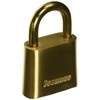 Sesamee K0436 4 Dial Bottom Resettable Combination Brass Padlock with