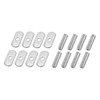 ZONADAH 8 Set M6 Kayak Track Screws and Nuts Replacement