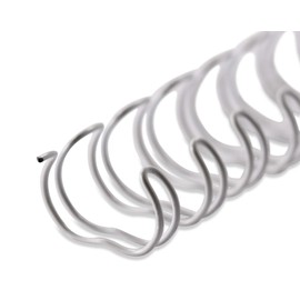 Wire Binding Combs for Binding 3:1 (34 Rings), 9.5 mm, Pack of 100, White, for Approx. 75 Pages - for Ring Binding