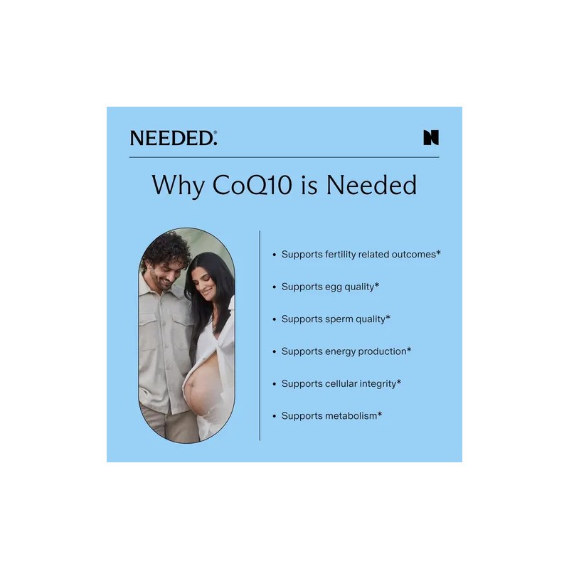 Needed. Coq10 200mg Ubiquinol Suplemento 30 Softgels