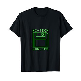 Third Culture: Hi-Tech Low Life Floppy Disk T-Shirt