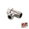 Stainless Steel 3 Way Diverter Tee Connector for Angle Valve