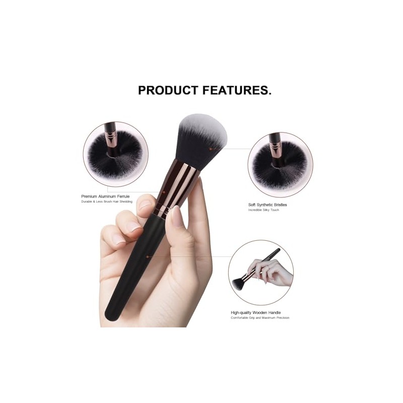 Makeup Brushes 24pcs Makeup Brushes Set Kabuki Foundation Blending Brush