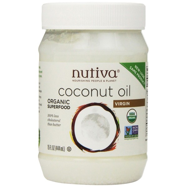Nutiva Organic Virgin Coconut Oil (45 Ounces), 3 pack