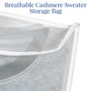 The Clothing Doctor Breathable Cashmere Sweater Storage Bag, Convenient Snap