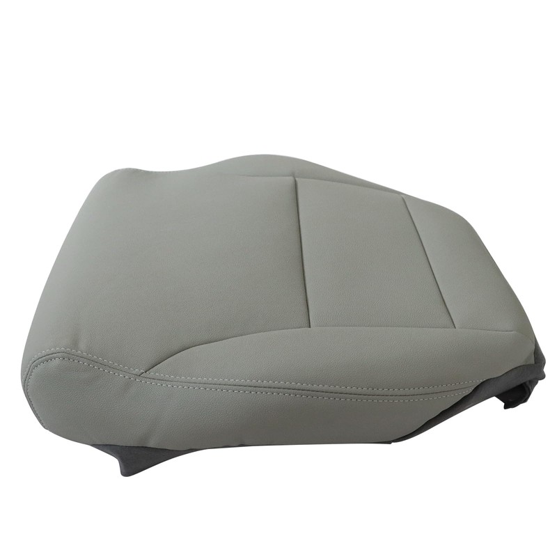 FZJDSD Gray Driver Side Bottom Microfiber Leather Replacement Seat Cover