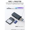 Elecom MR3-D20EBK Card Reader, USB-A, 2-in-1, 5 Gbps (SDXC/SDHC/SD/microSDXC/microSDHC/Micro SD