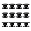 ZYBHMJE 12 Pcs Screw Rivet Black Rivets Black Screw Rivets