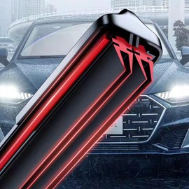 JSE Front Windshield Wiper Blades, 22″x 22″Universal Wiper Blade Elastic Rubber Wipers For Car, SUV, Truck