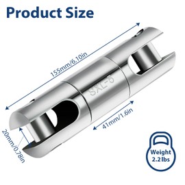 5T Wire Pulling Swivel Wire Line Rope Ball Bearing Swivel Cable Pulling Swivel Wire Bearing Breakaway Swivel 5 Ton