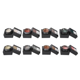 8 Colors Nail Sand Shell Gel Polish Home Nail Salon DIY Glitter Shiny Soak Off UV Gel Polish Set