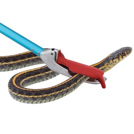 Midwest Gloves 40"L Heavy-Duty Snake Handling Tongs, Blue, Aluminum, Stainless Steel, 2.25" Wide Grip, 40"L