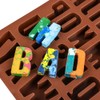 26 Cavities Large Letter Molds Silicone Alphabet Mold for Crayon,
