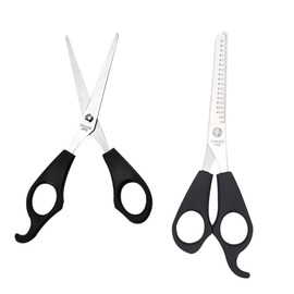 Outanaya 2Pcs Professional Hair Cutting Scissors Hair Trimmers for Styles Durable Design for Home Salon Use
