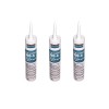 Dow CRL Clear Dow 999-A Silicone Building & Glazing Sealant Cartridge 3 Pack