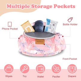 YooxArmor Baby Hip Carrier, Hip Carrier for Baby with Adjustable Waistband Support, Baby Carrier with Hip Seat for Newborn to Toddler Up to 33 Lbs, Baby Holder Carrier with Various Pockets for Dad Mom