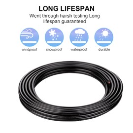 Geosiry 16 Gauge Wire, 10FT Stranded Tinned Copper Wire, Flexible 16 AWG Wire for LED Strips Lamps Lighting Automotive (16AWG 10FT)
