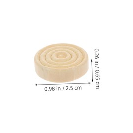 BESPORTBLE 1 Set Wooden Board Game Accessories Set Checkers Chess Replacement Pieces with Dice Versatile Game Markers Enhances Learning and Cognitive Development