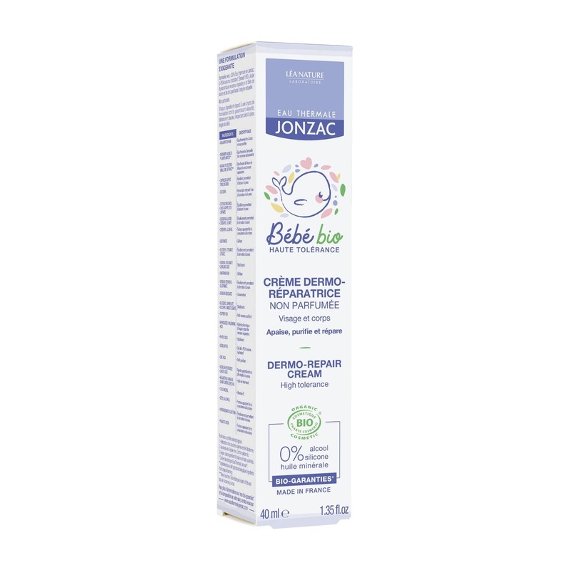 Eau de Jonzac Bébé Bio Dermo-Repair Cream Fragrance Free 40ml