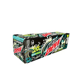 Mtn Dew Baja Blast Tropical Lime -Munchie Box Reserve (Zero Sugar, Pack of (12) 12 Oz Cans)