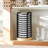 2PC Tumbler Lid Organizer，Detachable Yeti Lid Organizer Holds Up To
