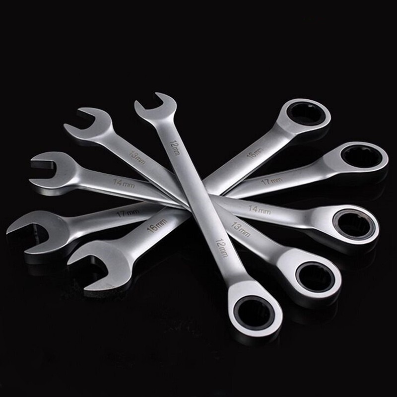 FLZOSPER 6mm Metric Ratchet Wrench,Box End Head 72-Tooth Ratcheting Combination