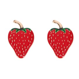 Mikikit 2pcs Furniture Handle, Strawberry Handle Small Knob Cabinet Pull Dresser Drawer Knob for Cabinet Furniture