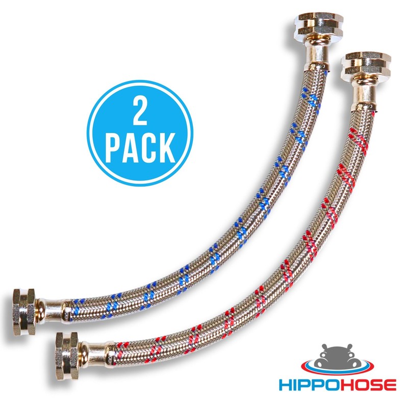 Short Washing Machine Hoses (1FT) - OCT Connect for Easy