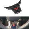 AJLOTMO Carbon Fiber Interior Steering Wheel Cover Panel Frame Trim