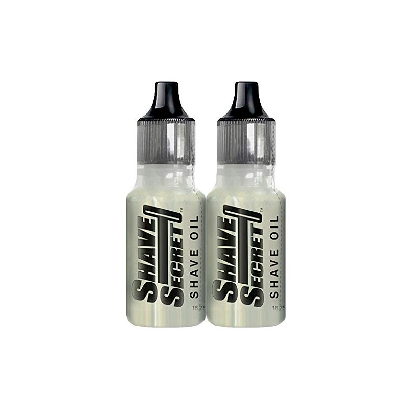 SHAVE SECRET SHAVING OIL- THE BEST SHAVE EVER! 18.75ML(2 Pack)