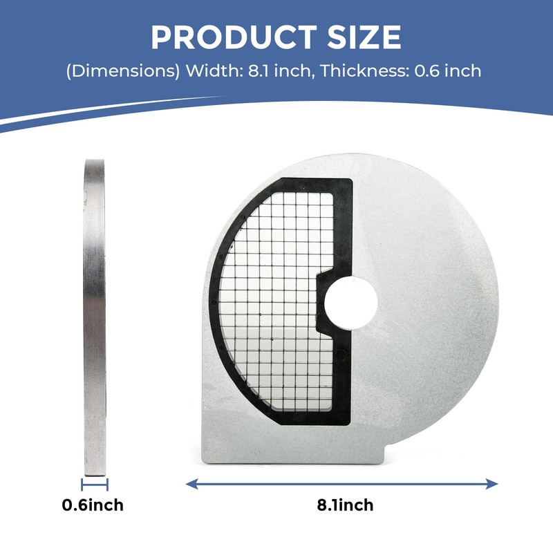 TK Half Hopper Vegetable Chopper Replacement Disc - Universal Half