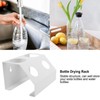Soda Bottle Rack 2 Holes Water Bottles Drainer Stand with