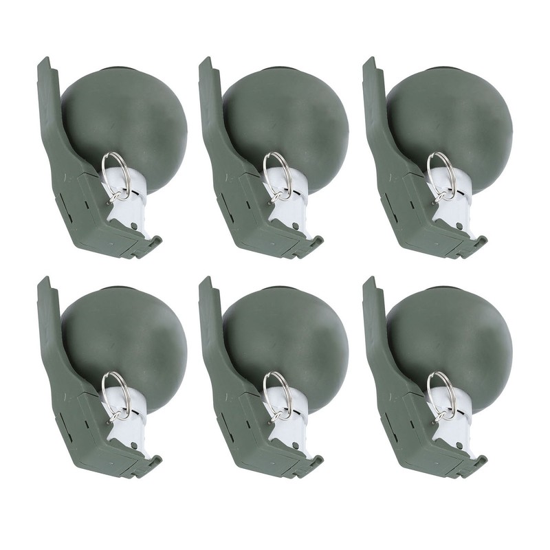 6PCS Kids Hand Grenades Toy with Realistic Sound Light Effect