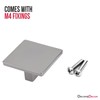 Decoranddecor Calla Square Cabinet Knob Door Pull Handle Kitchen Cupboard