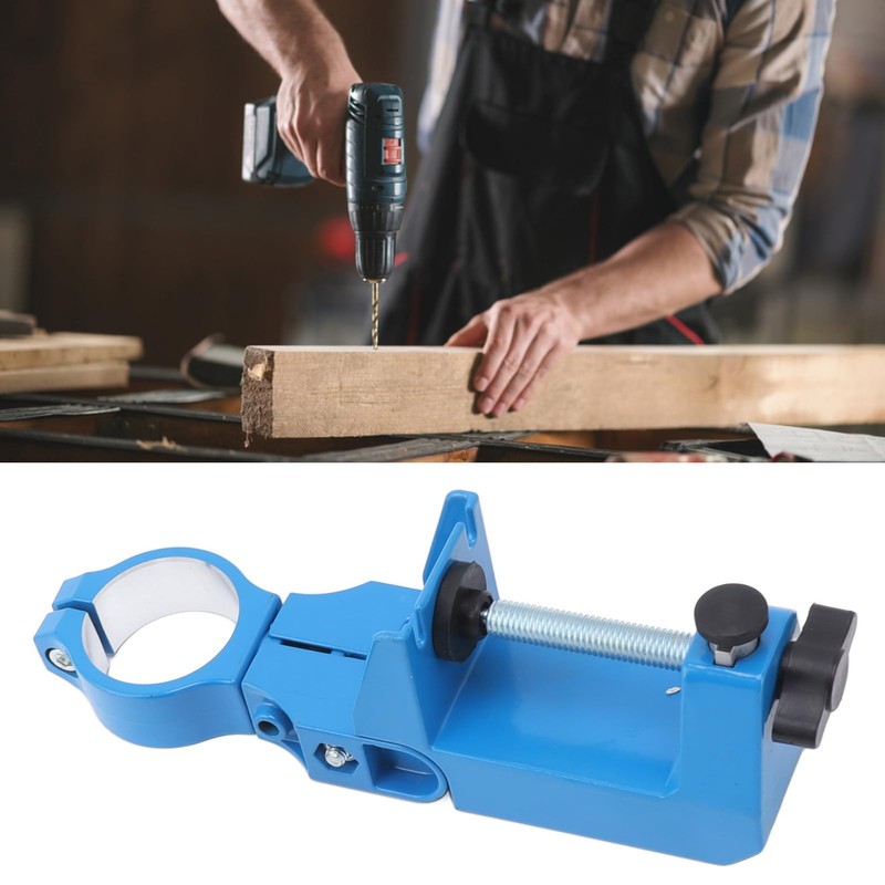 Generic Electric Angle Bench Drill Holder, 360° Adjustable Drill Stand,