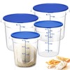 Suclain 4 Set 6 Quart 4 Qt Round Food Storage