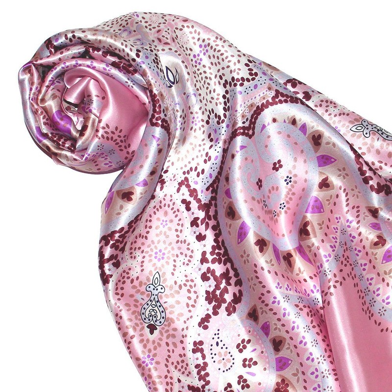 Lorenzo Cana Women's PaisleyNeckerchief Pink Pastel