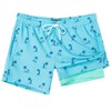 SURF CUZ Mens Swim Trunks with Compression Liner 2 in