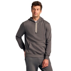 True Classic Mens Hoodies - Fleece Pullover Hoodie, Pack of 1, Carbon, 2XL