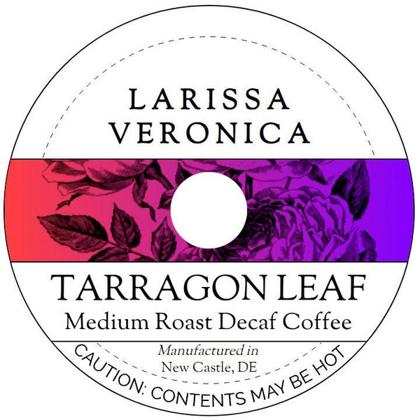 Tarragon Leaf Medium Roast Decaf Coffee (Single Serve K-Cup Pods)