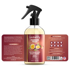 Locsanity Locsanity Daily Moisturizing Spray for Dull, Dry Locs C Passion Fruit Hair and Scalp Moisturizer for Dreadlocks, Sisterlocks, Microlocks, Braids to Control Oil and Frizz (8 fl oz)