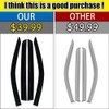 Tape-on Rain Guards for 2019-2024 Chevy Silverado/GMC Sierra 1500 Crew