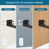 Pack of 4 Floating Shelf Brackets, 25 cm Floating Shelf