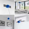 ZZ LAZYCOTTAGE Cobweb Duster with Extension Pole, Washable Cleaning Duster